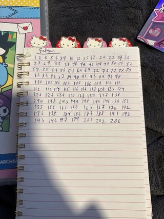 Intercambio cartas hello kitty