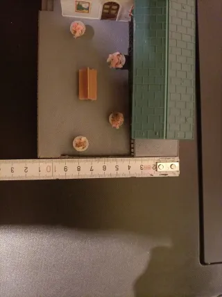 Estación de tren miniatura, principios de los 80.