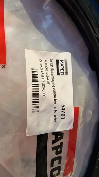 Brazos Suspensión Nuevos Porsche MAPCO