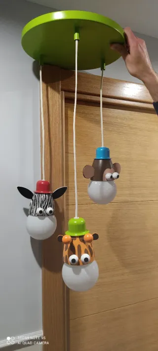 2 Lámparas Infantiles Animales.