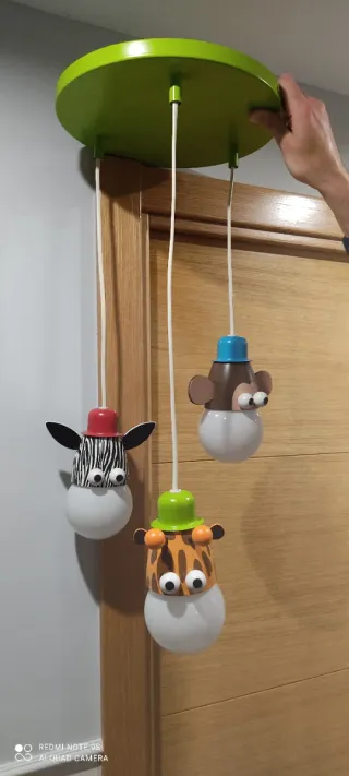 2 Lámparas Infantiles Animales.