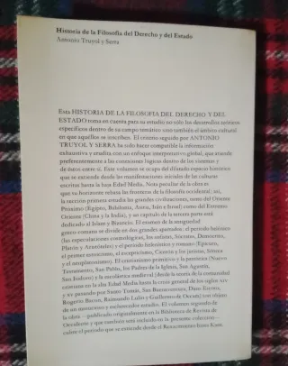 Historia de la filosofía del derecho y del Estado