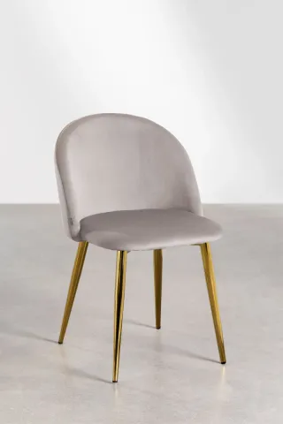 Sillas Comedor SKLUM Terciopelo Dorado