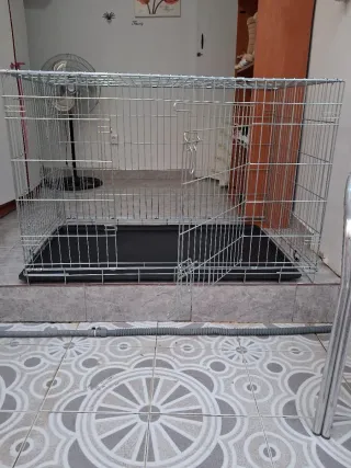 Jaula perro grande sin uso