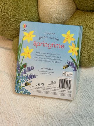Libro infantil en inglés “Peep Inside Springtime”