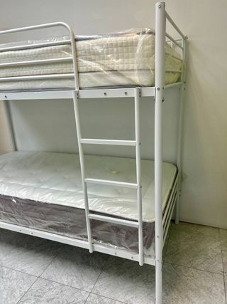 Litera 90x190 metálica cama doble