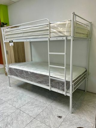 Litera 90x190 metálica cama doble
