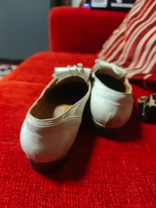 Mocasines Loewe blancos con flecos