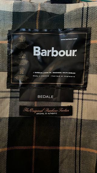 Abrigo Barbour Verde Casi Nuevo
