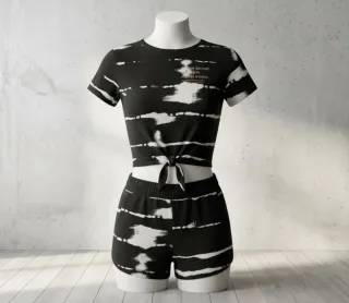 Completo H&M Bambina T-shirt +Short Taglia Cm 146