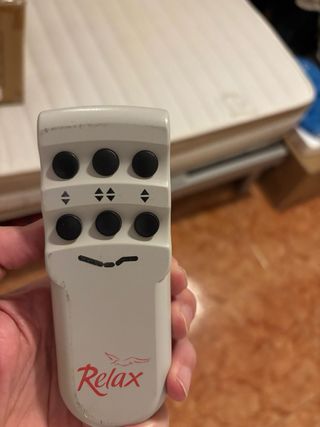 Cama articulada con colchón, 90x200,