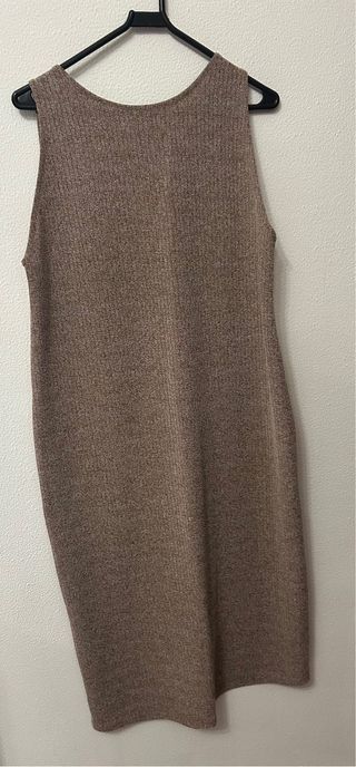 Vestido Zara jaspeado sin mangas