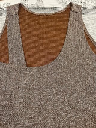 Vestido Zara jaspeado sin mangas