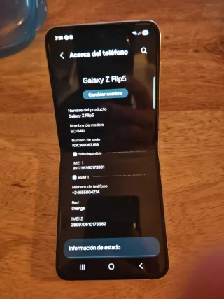 Samsung Galaxy Z Flip 5 Negro
