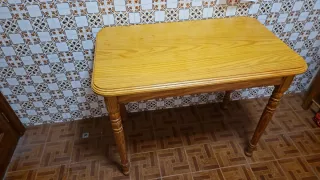 Mesa de cocina de madera 1m x 58cm