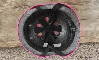 Casco Bicicleta Niña Rosa