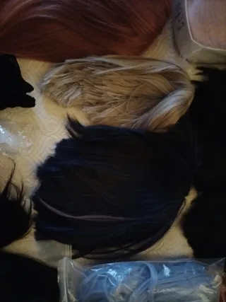 Lote 14 Pelucas Cosplay Varios Colores