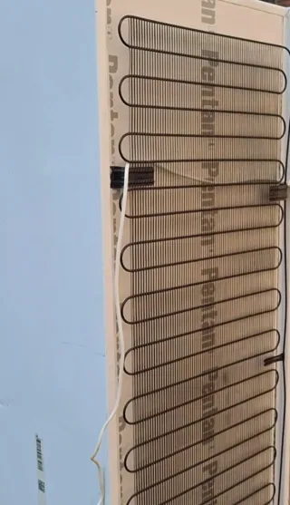 Nevera blanca con congelador