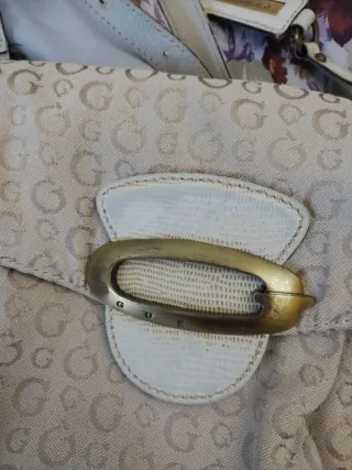 Borsa Guess Beige Monogram