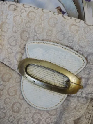 Borsa Guess Beige Monogram