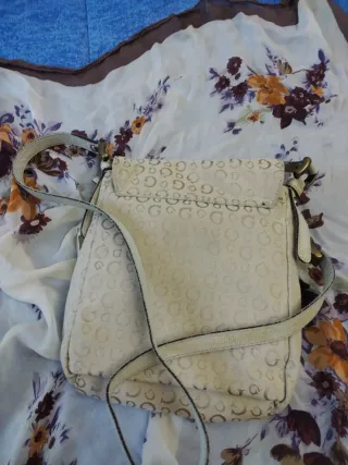 Borsa Guess Beige Monogram