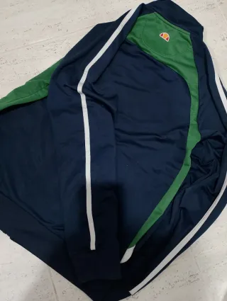 Ellesse Vintage Track Jacket Blue Red Retro size M