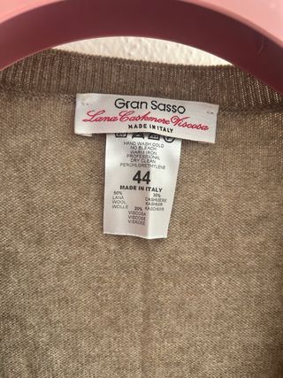 Gran Sasso Maglia Girocollo Manica Corta Beige M