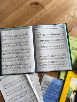 Lote partituras piano