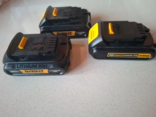 Baterías DeWalt 20V MAX Litio Ion (3uds)