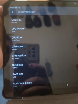 Tablet Acer P10-P11 Negra