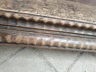 Base y patas armario antiguo madera maciza S.XIX