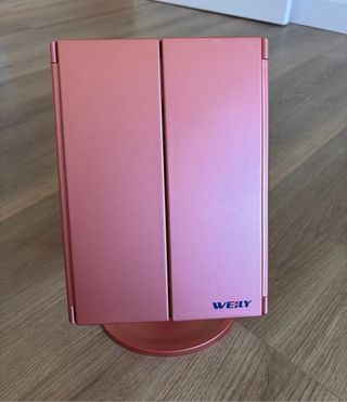 Espejo de tocador con luz y aumento