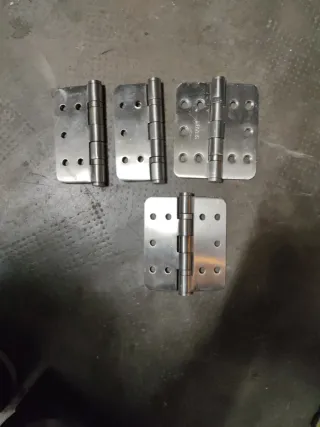 Bisagras de Acero Inoxidable (4 unidades)