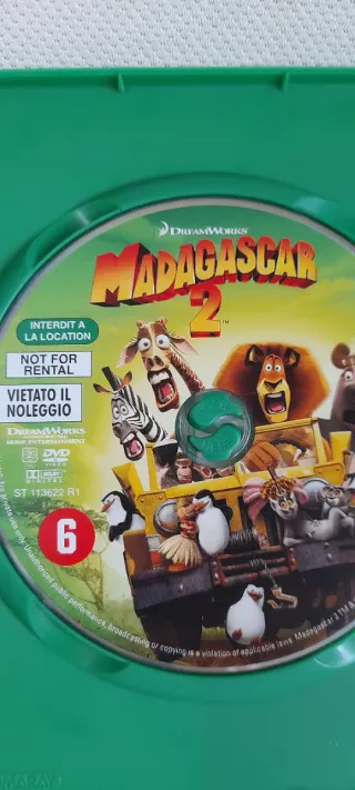 Madagascar 2 DVD Originale DreamWorks 2009