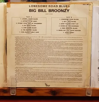 Vinilo Big Bill Broonzy Lonesome Road Blues