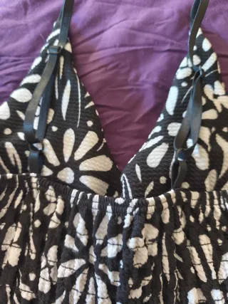 Vestido Negro y Blanco