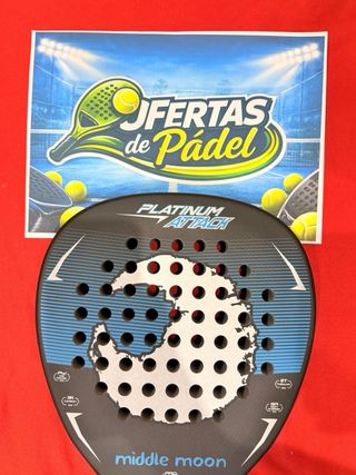 Pala de pádel Middle Moon Platinum Attack