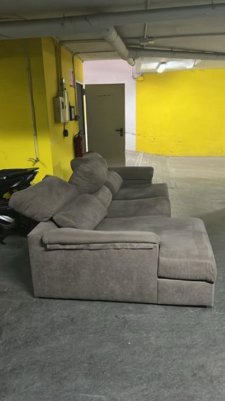 Sofá Chaiselongue Marrón