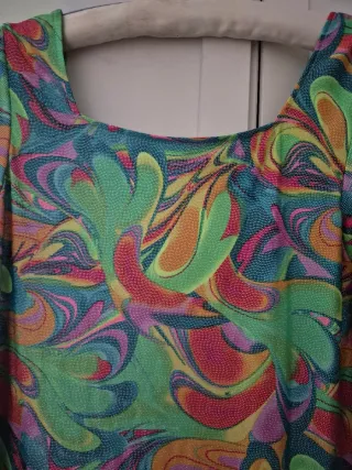 Mini Vestido Estampado Hippie