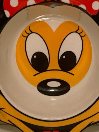 Piatto Minnie Mouse in plastica per bambini