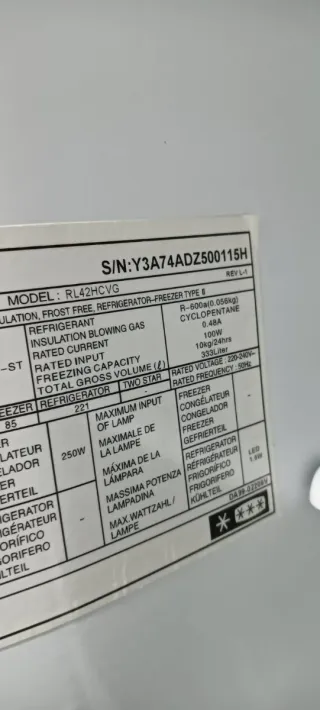 NEVERA COMBI SAMSUNG NO FROST ENERGÍA A+