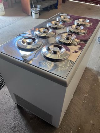 Vitrina expositora helados pozetti