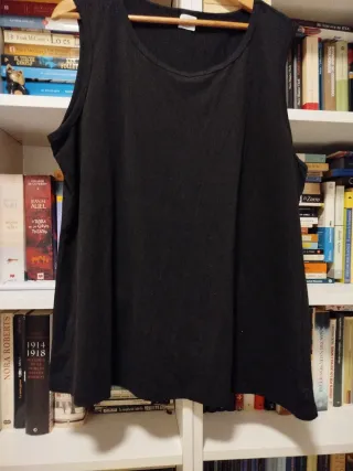 Camiseta Talla Grande Negra