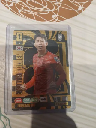 Tarjeta Panini Heungmin Son Golden Baller
