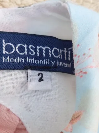 Vestido niña  2 años. Basmarti