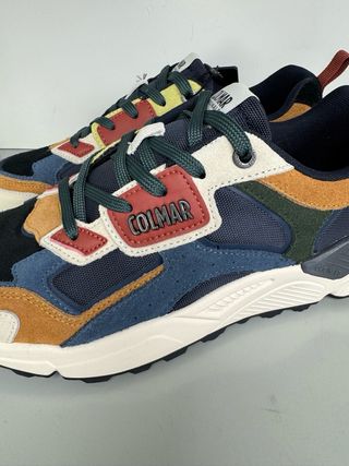 Sneakers Colmar uomo blu e marroni