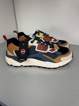 Sneakers Colmar uomo blu e marroni