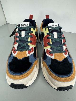 Sneakers Colmar uomo blu e marroni
