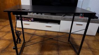 Mesa de escritorio madera negra