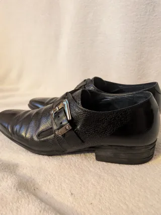 Mocasines Angel Infantes Negros Hebilla